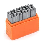 ImpressArt Basic Bridgette 3mm Lowercase Letter Metal Stamp Set, Steel Punches for Metal Stamping & More