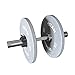 Titan Fitness Pair 20in Loadable Olympic Dumbbell Bars, 400 LB Capacity Each, Knurled Handles for Home Gym Strength Training