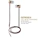 Cootree BE318 3.5mm In-ear Earphone with Microphone(Gold)
