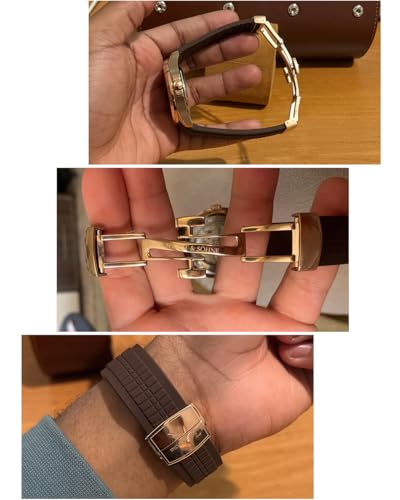 Specht & Söhne - Orologio da uomo giapponese Miyota 8215, sportivo, classico, meccanico, automatico, cinturino in gomma, impermeabile, 40 mm