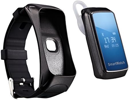  Truck Driver Bluetooth Headset/ Office Headset, Wireless Over the Head Earpiece, On-Ear Headset for Cell Phone, Earpiece Smart Bracelet Fitness Wearable Sports Bluetooth Watch For iOS Android Phone