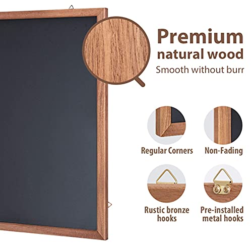 Chalkboard Wood Frame, 36 x 24 inches Wall Mounted Blackboard