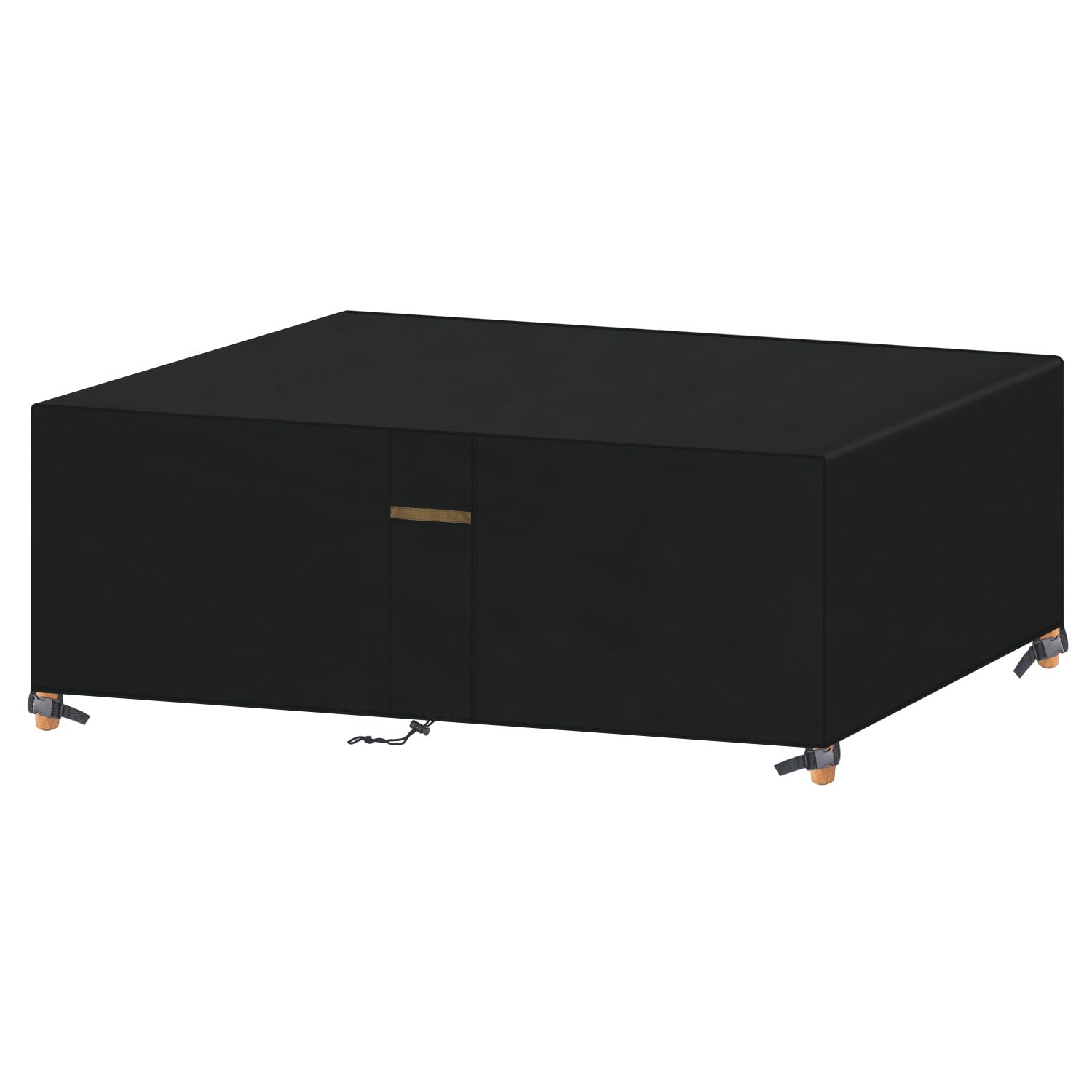 VANSHEIM Garden Furniture Cover Waterproof Patio Sofa Table Chair Bistro Set Cover Outdoor Waterproof Rattan Garden Furniture Covers Windproof with Air Vent Rattan Furniture Cover 220x120x71cm