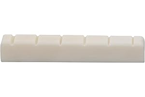 XIYANGJUAN 6 String Pre Slotted Left Hand Acoustic Guitar Bone Nut for Folk Guitar Accessories 52mm*6mm*9mm