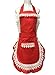 Hyzrz Lovely Home Work Adjustable Apron Shop Cake Kitchen Cooking Aprons for Women Girls with Pocket for Gift,Red
