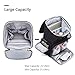 HaloVa Diaper Bag, Large Capacity Baby Nappy Bag, Maternity Mommy Shoulders Backpack, with Thermal Insulated Bottle Pockets and Wet Cloth Pocket, Expandable Design, Black