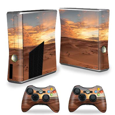 MightySkins Skin Compatible with Xbox 360 S Console - Sahara Sunset | Protectiv…