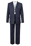 CosDaddy® Blue Pinstripe Suit Blazer with Pant