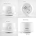 Essential Oil Diffuser Ultrasonic Cool Mist Aroma Humidifier with Waterless Auto Shut-off Mist Mode Adjustment and Color Changing LED Lights for Home, Bedroom, Office