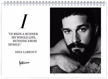 Shia LaBeouf - Interview 2018 Wall Calendar