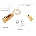 Barisc Wine Bottle Lights with Cork, 10 Packs LED Fairy Lights Battery Operated 6.5ft 20 LEDs Silver Copper Wire (Warm White, Waterproof)
