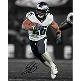 Ikonic Fotohaus Saquon Barkley Epic Hurdle Signed Photo Autograph Print Wall Art Home Decor