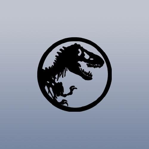 Vinyl Bike Window Adhesive Vinyl Decoration Sticker Decal Wall Notebook Laptop Jurassic Park T-Rex Dinosaur Tyrannosaur Home Decor Die Cut Wall Art Art Black Decor Car Macbook Car