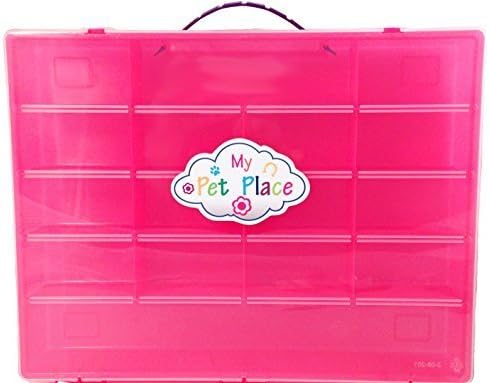 My Pet Place 16-Compartment Little Pony Storage Case