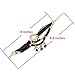 Top Plaza Ethnic Style Womens Wrap Around Watch Rhinestone Beaded Charm Layer Quartz Bracelet Watch - Grey