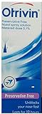 Otrivin Nasal metered dose 3x10ml - Preservative Free Nose Friendly-Irritation Free