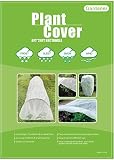 Gardaner Plant Covers Freeze Protection & Plant Blanket Fabric 8Ft x 24Ft Rectangle Plant Cover for Cold Weather