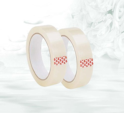 Krishna Handmade INDIAN Cello Tape 1" x 100 metres - 2 Nos/Polypropylene based Pressure Sensitive Tape/Adhesive Material/Colour - Transparent/[Krish-Misc-PL25]