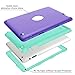 Hocase for iPad 2/3/4 Case 2011-2012 Models, Rugged Shockproof Soft Silicone Rubber+Hard Plastic Hybrid Dual Layer Slim Protective Case for iPad 2nd/3rd/4th Generation (9.7