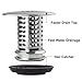Sunny Town Drain Hair Catcher - Fast Water Bathtub Drain Strainer, Shower Drain Hair Trap, Anti-Rust & No Mold Tub Drain Stopper, Match Drain Sizes from 1.46'' to 1.79''