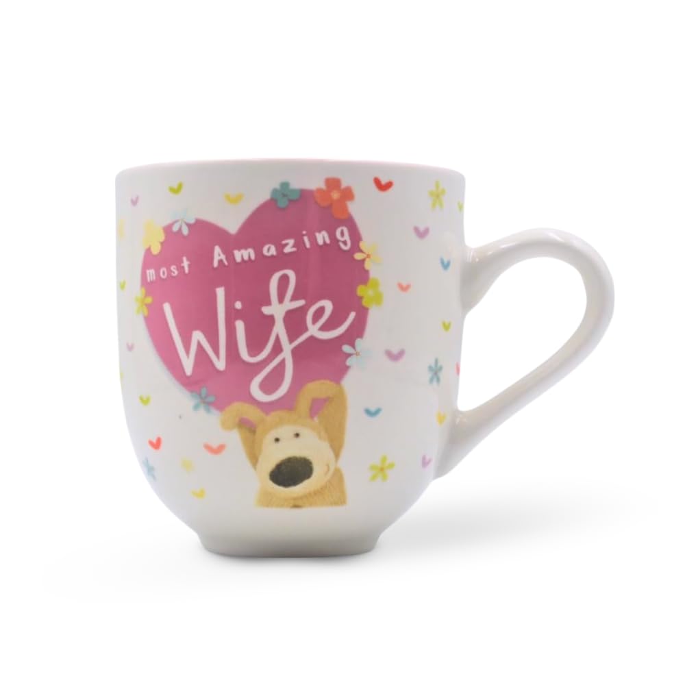 Boofle Amazing Wife Love Blooms Fur-Ever Mug Gift Idea
