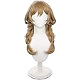 SisiruKou Brown Long Ponytail Braid Women Anime Cosplay Wigs Halloween Cosplay Costume Wig