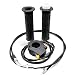 Royitay Mini Dirt Bike Twist Throttle Accelerator Handle Grips and 50" Cable Assembly with Kill Switch For 7/8" 22mm Handlebar 49CC 80CC Motorized Bicycle Push Bike Quad Pocket primary