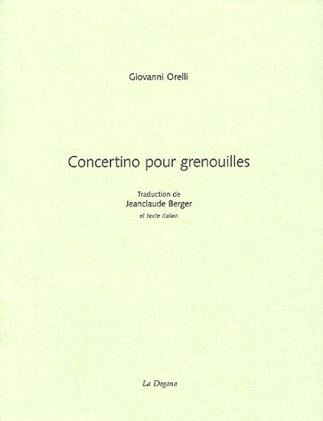 Concertino pour grenouilles