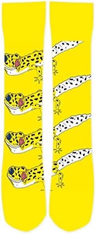 Boxer Dog Eat Pizza Unisex Fashion Novelty Knee High Legging Socks Long Tube Socks 20.86 Inch.