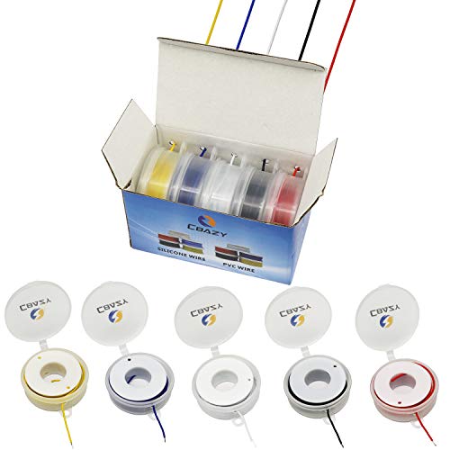 Electrical wire kit hook up wires 30 gauge/AWG tinned copper PVC 300V stranded electric wire cable CBAZY - Thumbnail 7