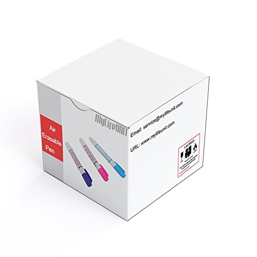 image for MyLifeUNIT Erasable Pens for Sewing, Air Erasable Pen Dual Head, 3 PCS