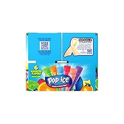 Pop Ice Assorted Flavors Popsicles,1.5 Ounce
