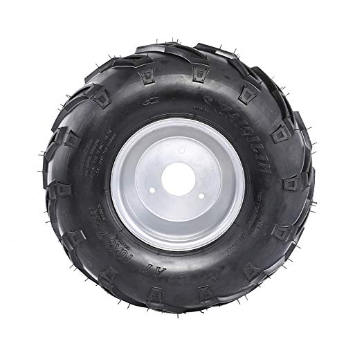 WPHMOTO 4PCS 16X8-7 Tires Wheels and Rim Tubeless | Front or Rear Tires with Rims for ATV Go Kart UTV Quad Bike Buggy - Thumbnail 3