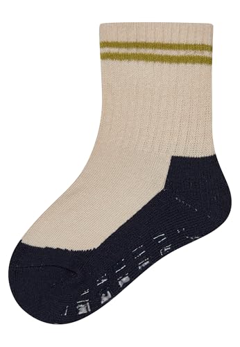 Sterntaler ABS Socken Active – Baby- und Kinder ABS Socken mit Coolmax-/Wolle-Mix, Rippenmuster, Innenfrottee, klimaregulierend, atmungsaktiv, antibakteriell, Beige, Größe 26