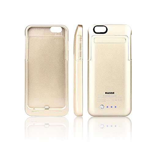 iPhone 6 Battery Charger Case, Rasse Ultra Slim 3500mAh Battery Charger Case External Battery Power Bank Powerstation Juice Pack For Apple iPhone 6 4.7