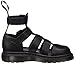 Dr. Martens Unisex Adults Geraldo Brando Gladiator Smooth Leather Sandals - Black - W6/M5