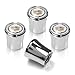 Cadillac Chrome Tire Valve Stem Caps