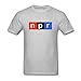 OMMIIY Men's NPR Logo T-Shirt