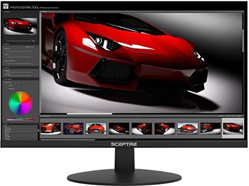 Sceptre E225W-19203R 22" Ultra Thin 75Hz 1080p LED Monitor 2x HDMI VGA Build-in Speakers, Metallic Black 2018 1 Sceptre E225W-19203R 22" Ultra Thin 75Hz 1080p LED Monitor 2x HDMI VGA Build-in Speakers, Metallic Black 2018
