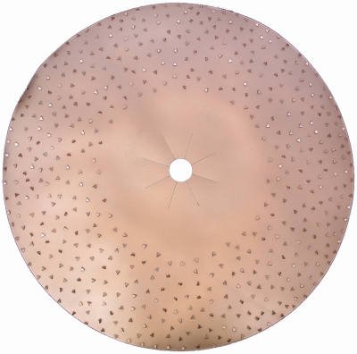 Virginia Abrasives 421-80017 Tungsten Carbide Abrasive Floor Stripping Disc, 17X2-Inch