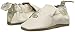 Robeez Girls' Soft Soles Crib Shoe, Bee-Crème, 6-12 Months M US Infant
