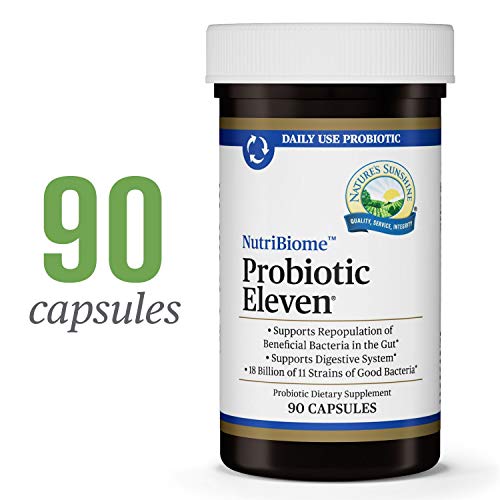 Nature's Sunshine Probiotic Eleven, 90 Capsules | Probiotics for Women and Men to Help Nourish Gut Health and Strengthen The Microbiome