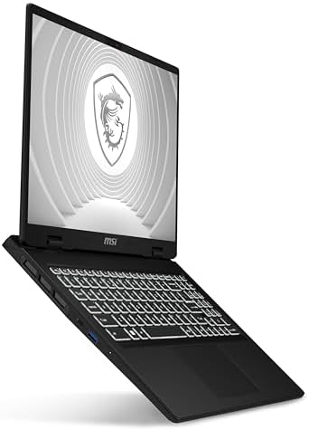 Msi creatorpro m16 hx c14vig-212xes - laptop de 16 "(intel core i7 14700hx, 32 gb de ram, ssd de 1 tb, free dos) cinza lunar - teclado qwerty espanhol