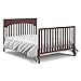 Graco Lauren Convertible Crib, Cherry, Easily Converts to Toddler Bed Day Bed or Full Bed, Three Position Adjustable Height Mattress, Some Assembly Required (Mattress Not Included)