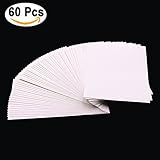 60 Sheets 100% Rag Cotton Watercolor Paper Cold Press Cut Bulk Pack for Beginning Artists 6 x 9 Inch