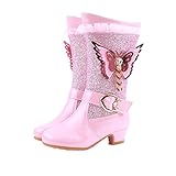 Believed Winter Kids Girls Boots Leather Knee High
