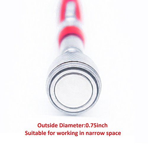 VASTOOLS Telescopic Magnetic Pickup Tool,10LB Magnet Stick, 30" Extendable Magnet with Pocket Clip - Thumbnail 4