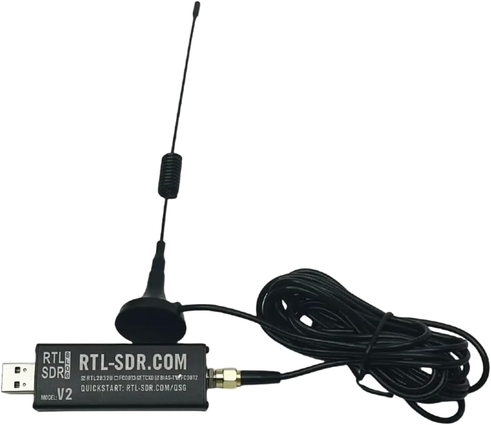 Gaicabi V2 RTL2832U SDR Software-Defined Radio Receiver Equipped with FC0012 Tuner, 22-948.6MHz Band