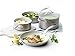 Trisha Yearwood Royal Precious Metals 10 Piece Non-Stick Ceramic Cookware Set, Titanium