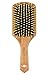 Natural Wooden Massage Hair Brush, Cushion, Wood Bristle. Large Square Paddle Brush